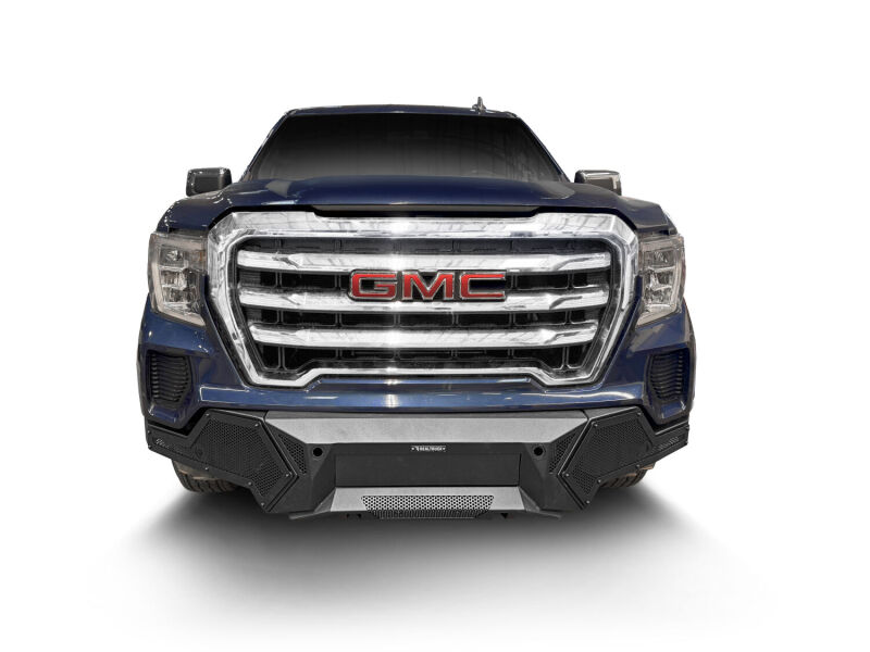 GMC Sierra 1500 Bumper - Front - Go Rhino - Element with Power Bar - Textured Black - `22-`26